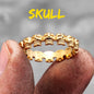 Killstar Vintage Punk Gothic All Skull Head Series Stainless Steel Womens Mens Rings Unique for Biker Jewelry Creativity Gift Wholesale Skull Gothic Steel Stainless Steel