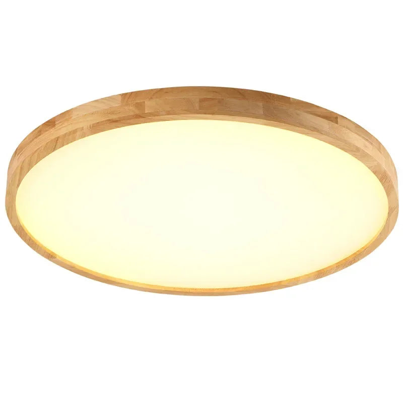 Endon Led Wooden Ceiling Lamps Living Room Bedroom Entrance Ceiling Lighting Room Decor Round High 7Cm Modern Ceiling Light Fixture