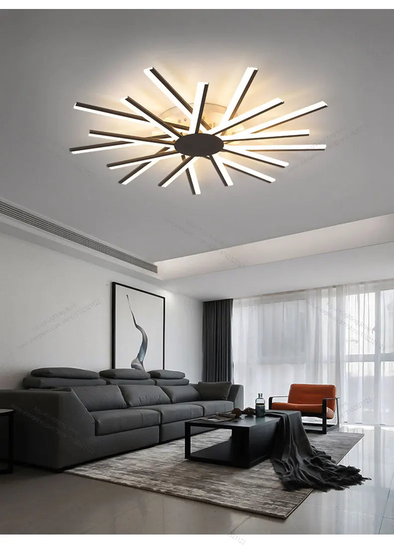 Lucide LED Ceiling Light Living Room Flower Shape Chandelier Dining Room Bedroom Ceiling Pendant Light Nordic Design Home Decoration