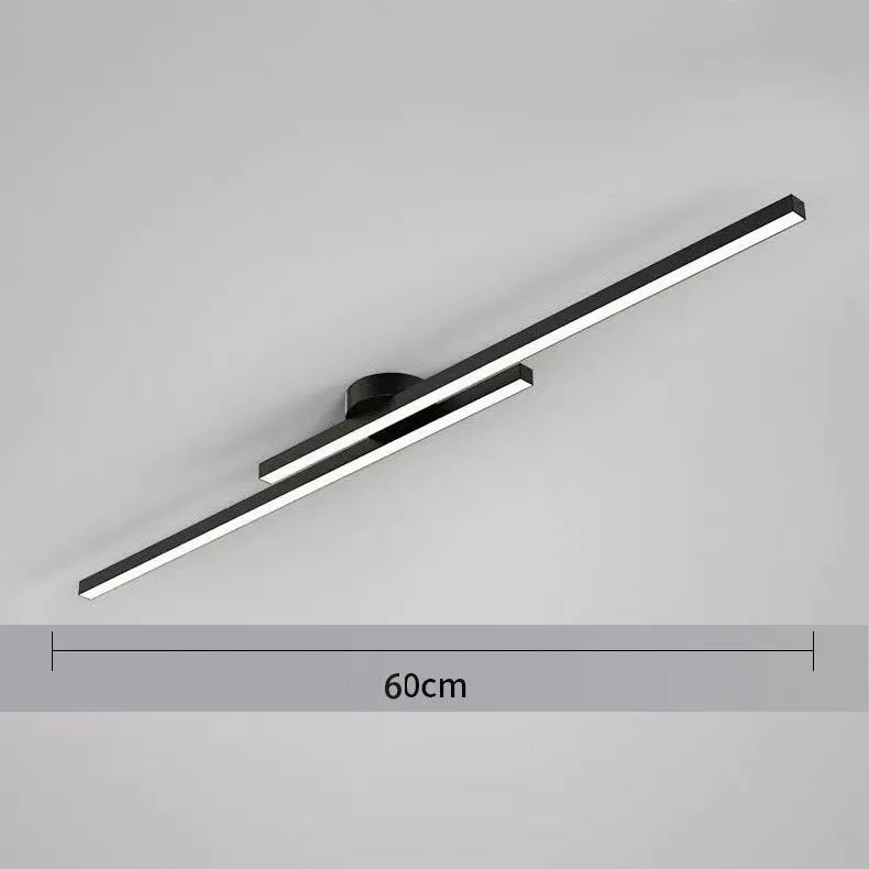 Lindby Long Aluminium Modern LED Ceiling Light Creative Design Ceiling Lamp Indoor Lighting Fixture Hallway Balcony Aisle Office Lustre