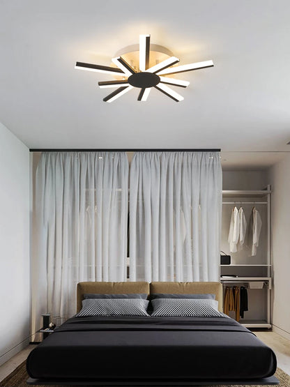 Lucide LED Ceiling Light Living Room Flower Shape Chandelier Dining Room Bedroom Ceiling Pendant Light Nordic Design Home Decoration