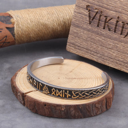 Blackcraft Cult Never Fade Rock Viking Wolf Bracelet Men's handmade cord Wolf Bead Punk Bracelets Biker Jewelry Wolf Black Gothic Ring
