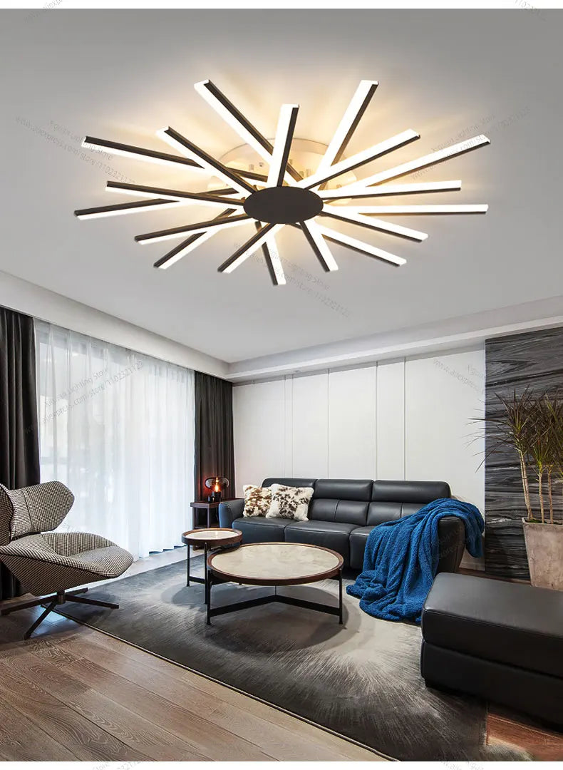 Lucide LED Ceiling Light Living Room Flower Shape Chandelier Dining Room Bedroom Ceiling Pendant Light Nordic Design Home Decoration