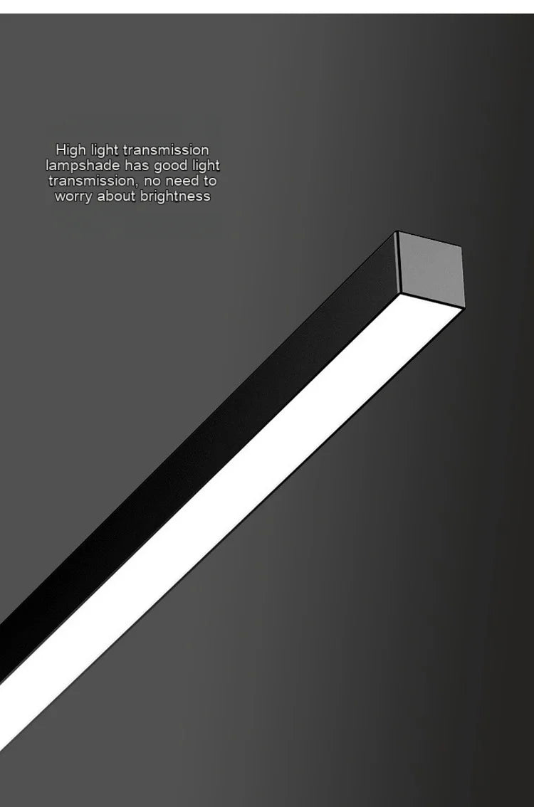 Nora Long Aluminium LED Ceiling Light Modern Creative Design Ceiling Lamp Indoor Lighting Fixture Hallway Balcony Aisle Office Lustre