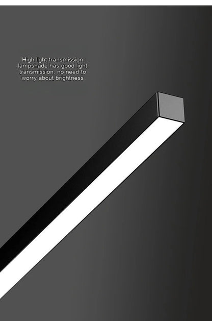 Nora Long Aluminium LED Ceiling Light Modern Creative Design Ceiling Lamp Indoor Lighting Fixture Hallway Balcony Aisle Office Lustre