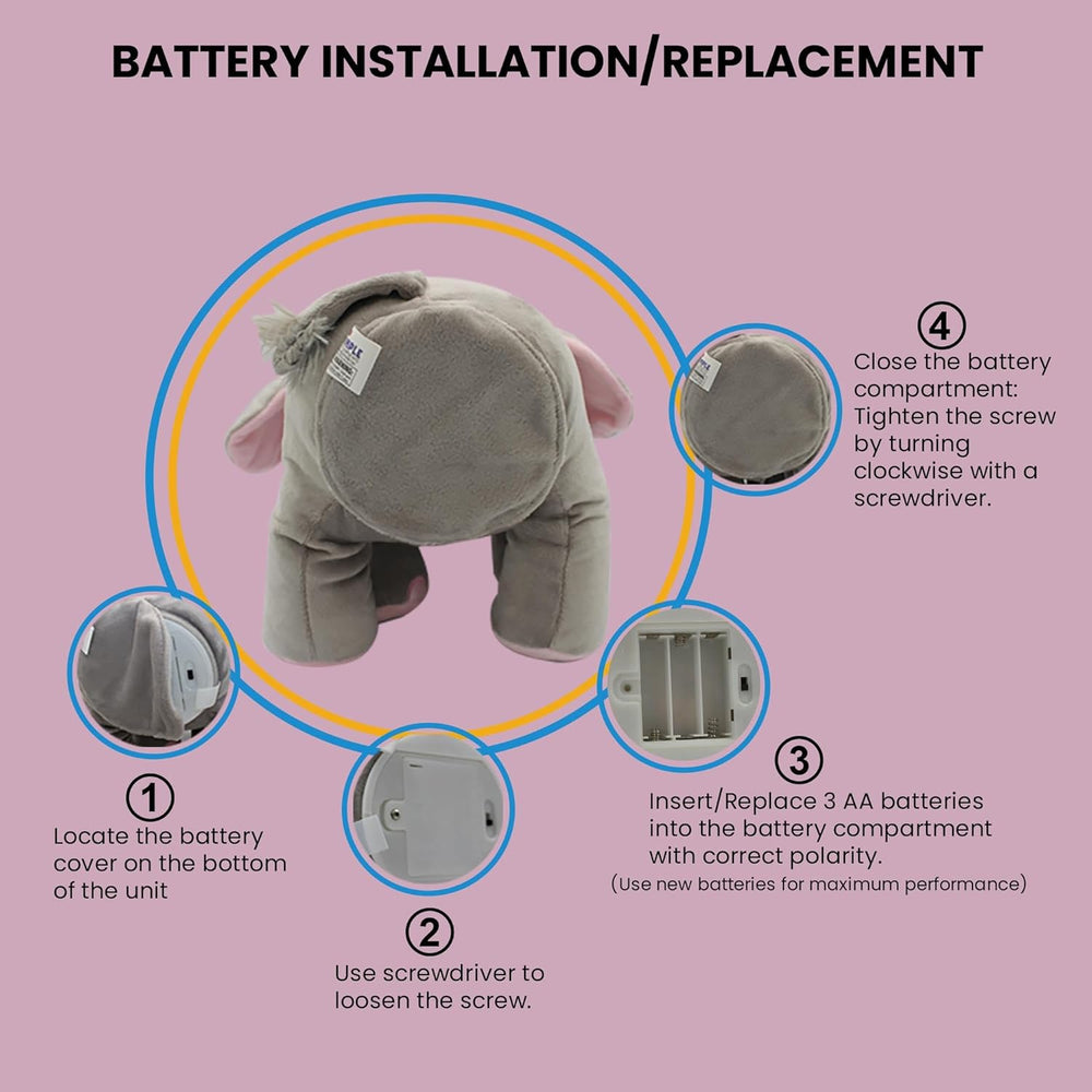 PeekaBoo Singing Elephant Toy