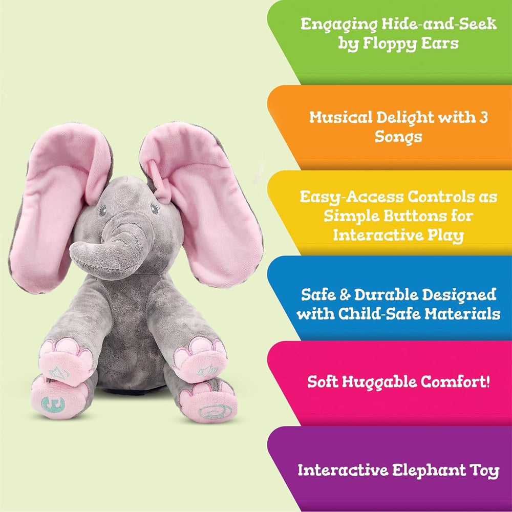 PeekaBoo Singing Elephant Toy