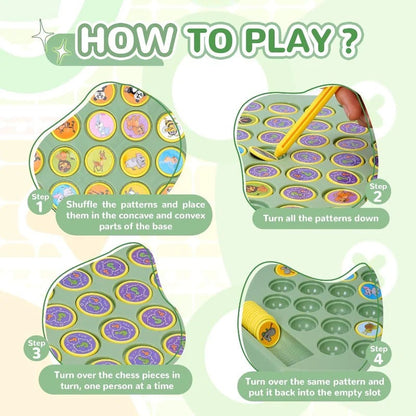 pFun Flip-Match Board Game