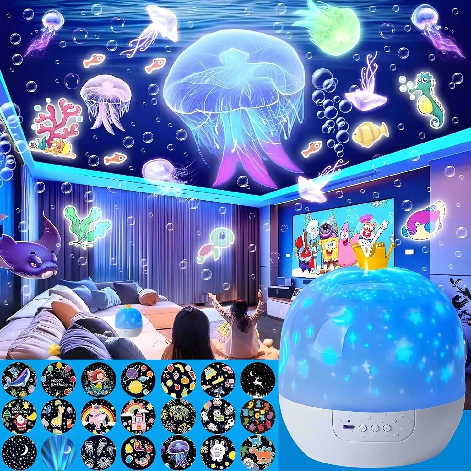 AstraLuxe™ 2-in-1 Star Projector Night-Light