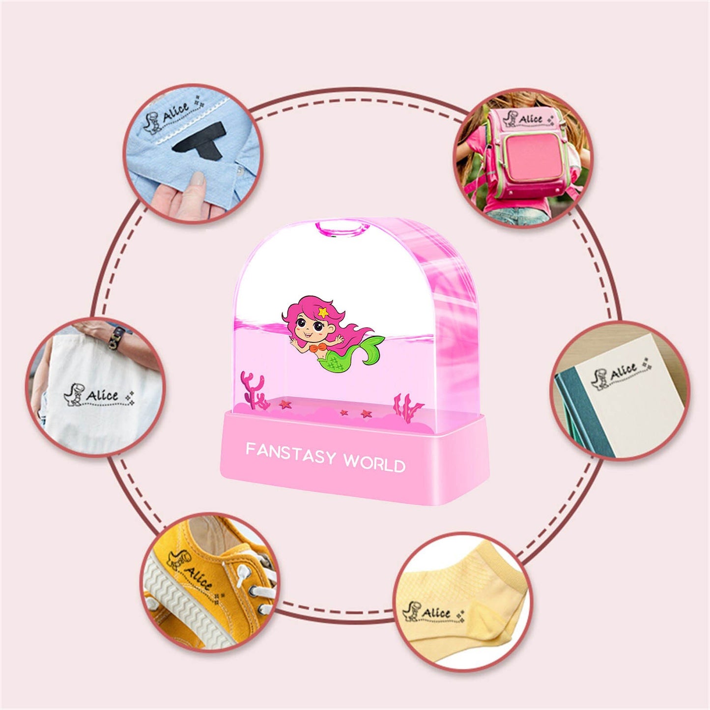 Kawaii Custom Children Name Seal