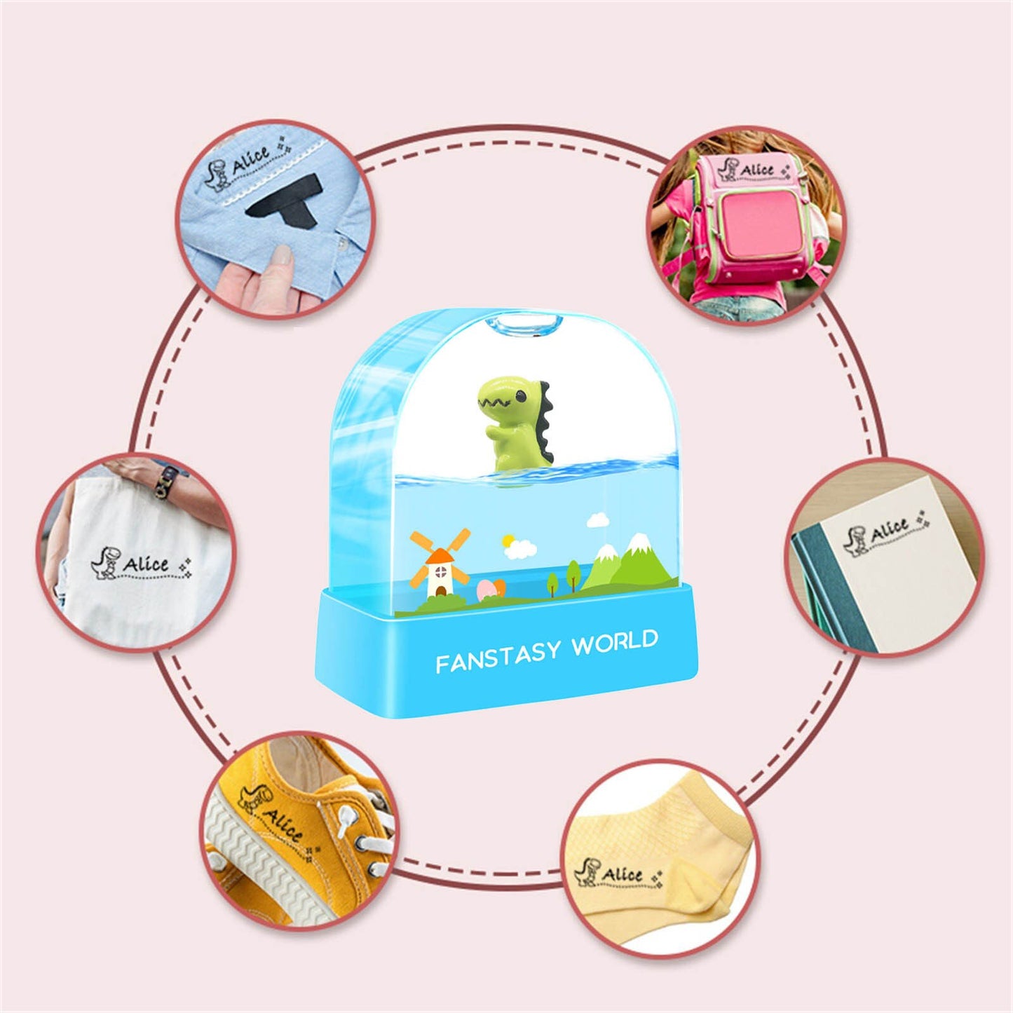 Kawaii Custom Children Name Seal