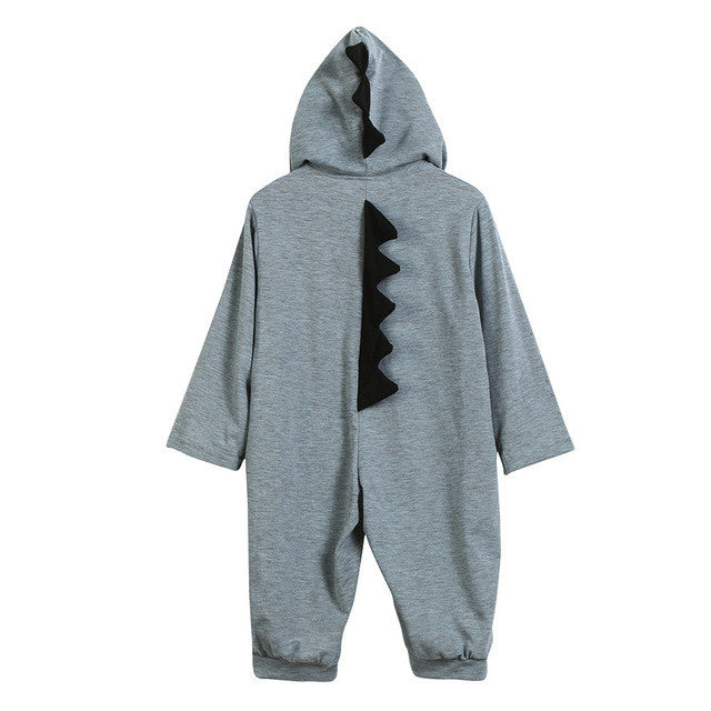 Carlx Cartoon Design Hooded Baby Rompers