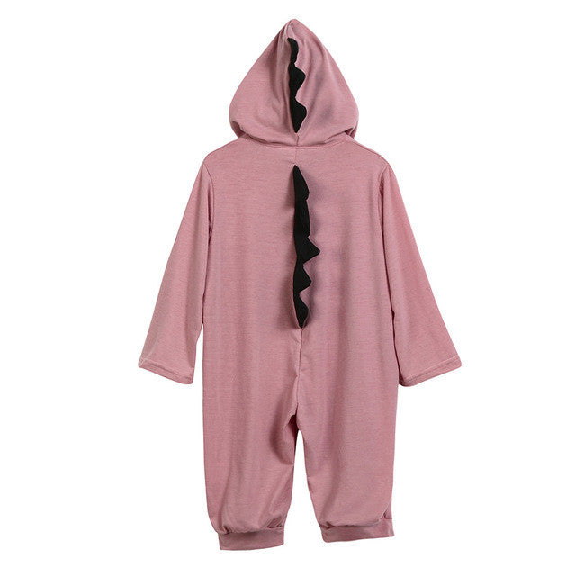 Carlx Cartoon Design Hooded Baby Rompers