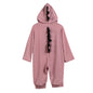 Carlx Cartoon Design Hooded Baby Rompers