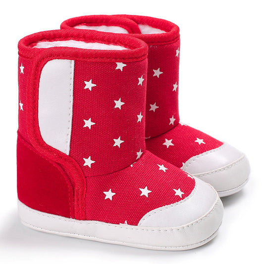 Stars Baby Soft Sole Boots