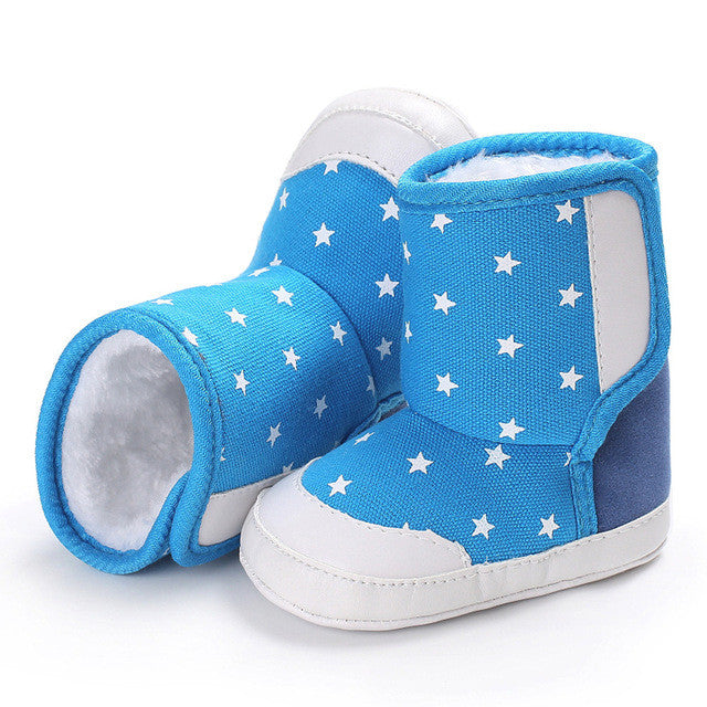 Stars Baby Soft Sole Boots