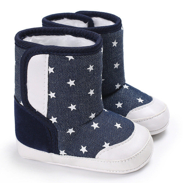 Stars Baby Soft Sole Boots