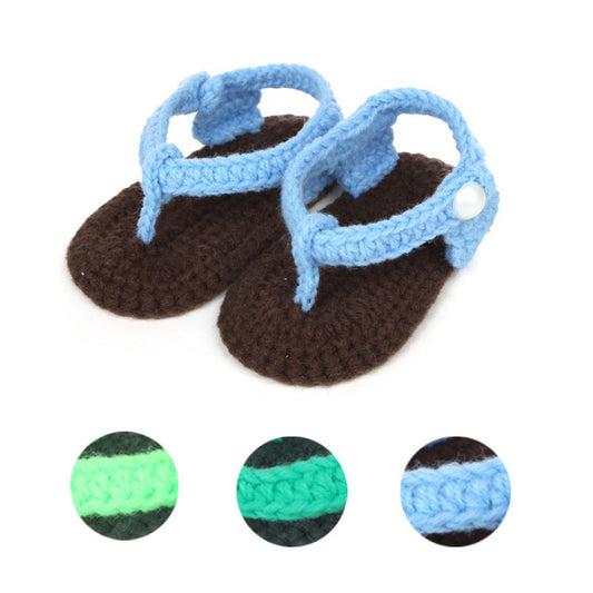 Faux Handmade Knit Baby Sandal
