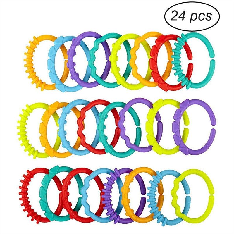 Baby Teether Rings Links Toys