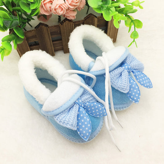 Alba Baby Soft Sole Bowknot Shoes