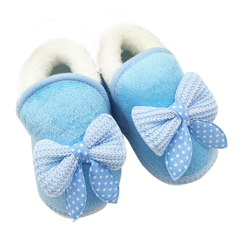 Alba Baby Soft Sole Bowknot Shoes