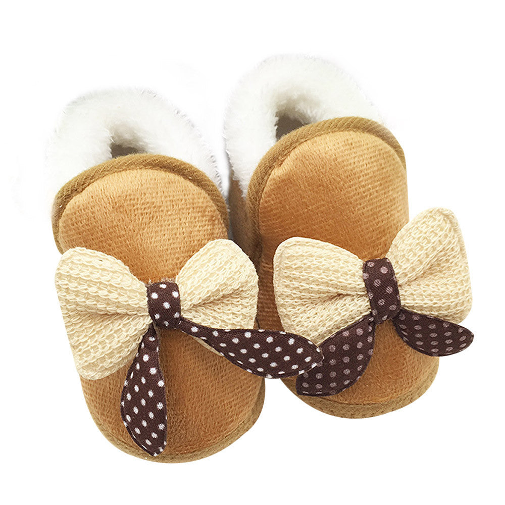 Alba Baby Soft Sole Bowknot Shoes