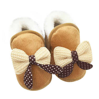 Alba Baby Soft Sole Bowknot Shoes
