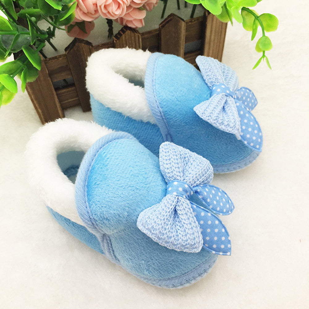 Alba Baby Soft Sole Bowknot Shoes
