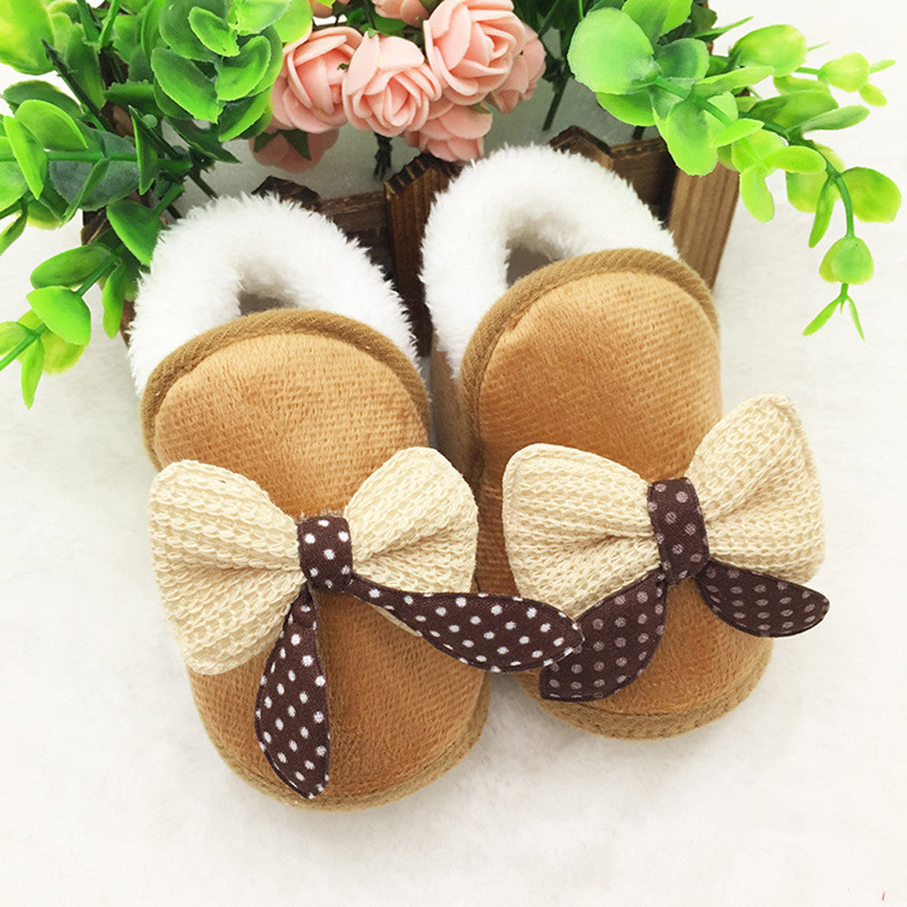 Alba Baby Soft Sole Bowknot Shoes