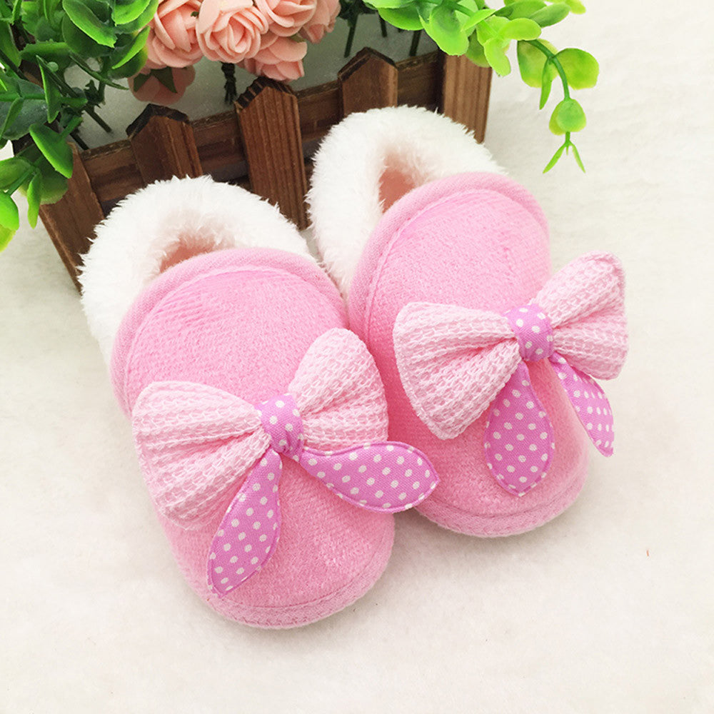 Alba Baby Soft Sole Bowknot Shoes
