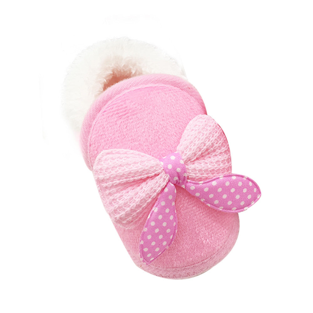 Alba Baby Soft Sole Bowknot Shoes