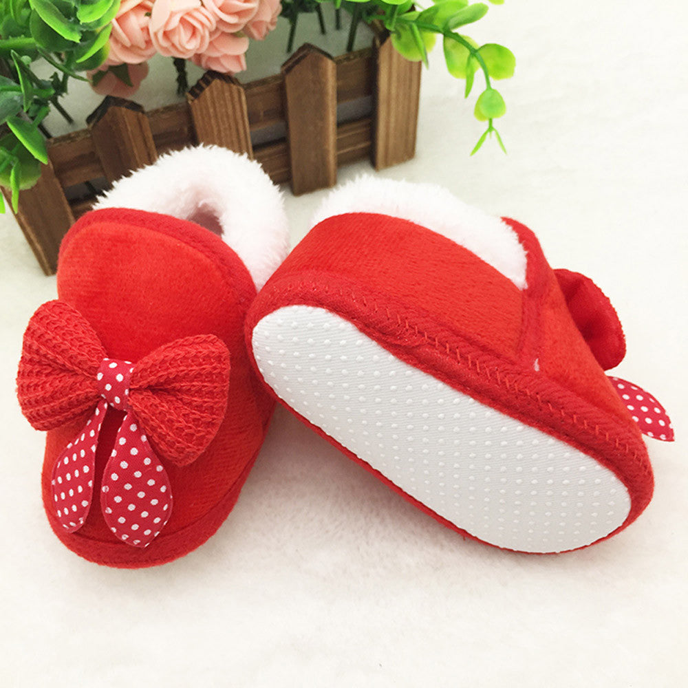 Alba Baby Soft Sole Bowknot Shoes