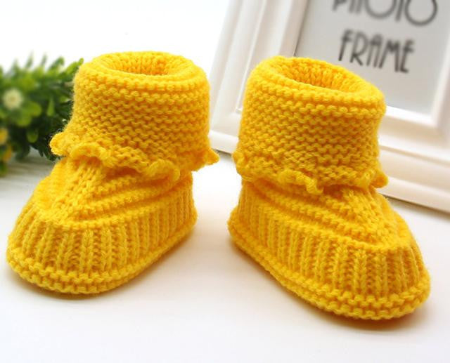 Bobbux Baby Knitting Lace Shoes