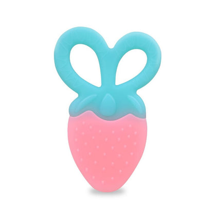Strawberry Shape Infant Baby Teether